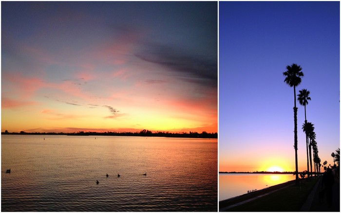 Sunsets on the bay