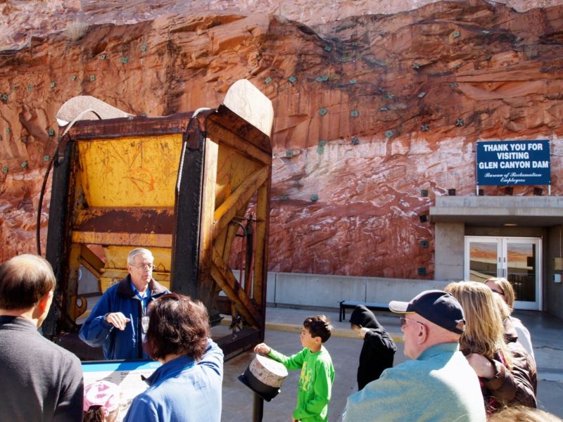 Our dam tour guide