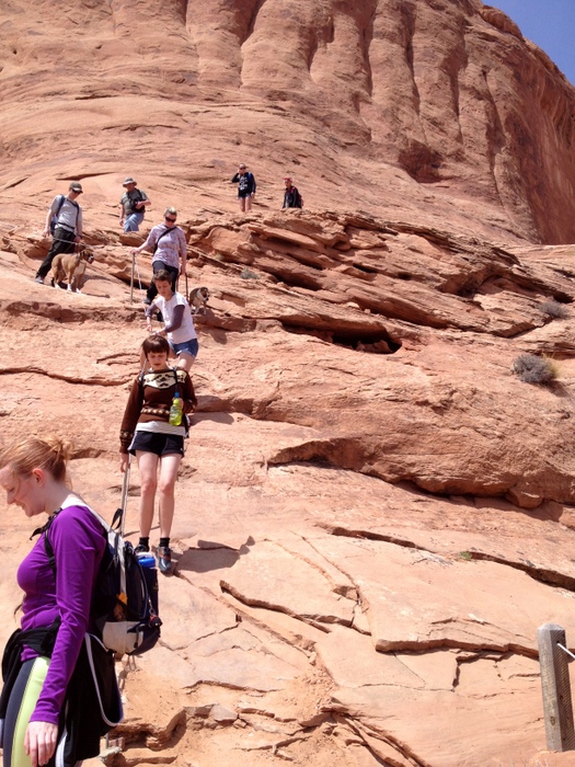 dog friendly hiking in moab