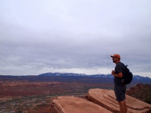 dogs hiking moab