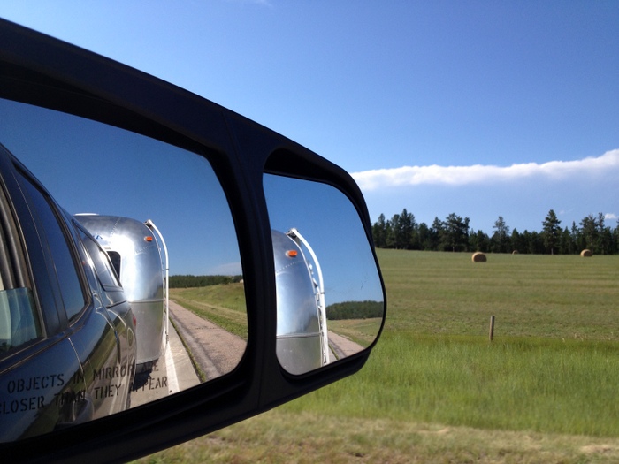 Driving through Wyoming