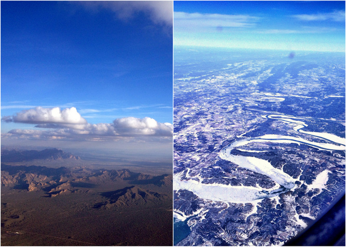 From desert to snow