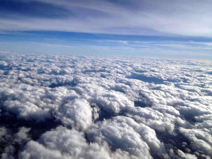 Above the clouds