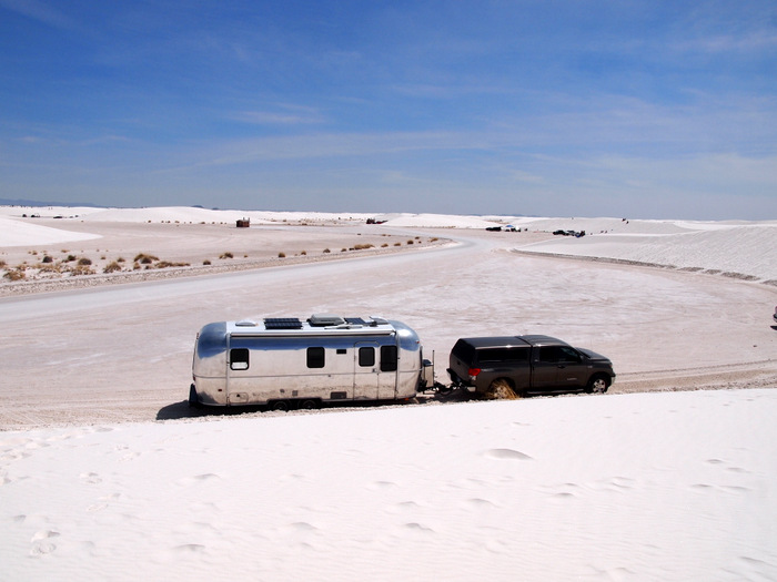 white sands