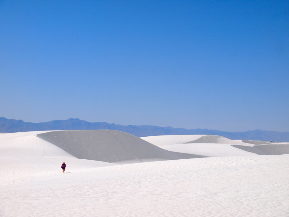 white sands