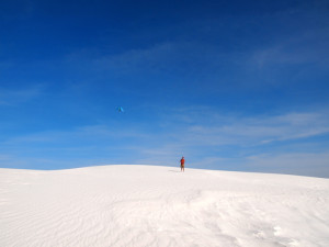 white sands