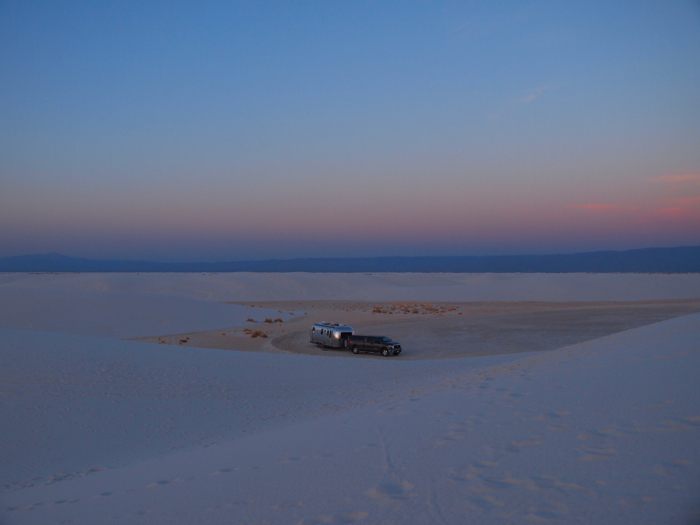 white sands