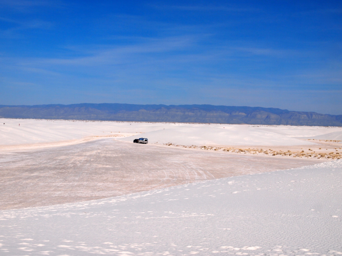 white sands