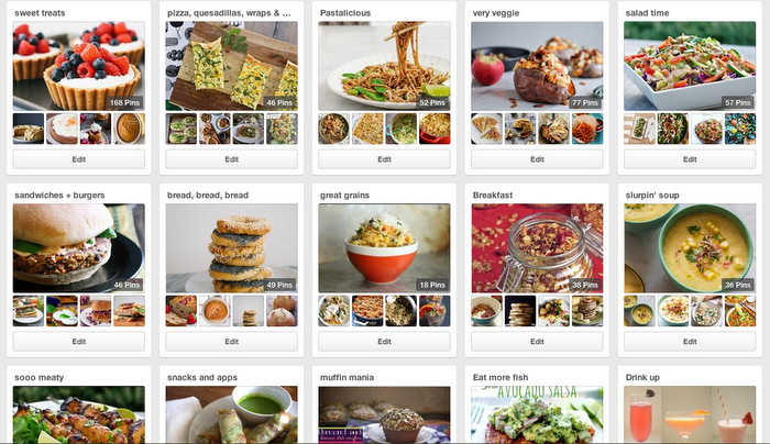 Pinterest- my favorite way to save recipes