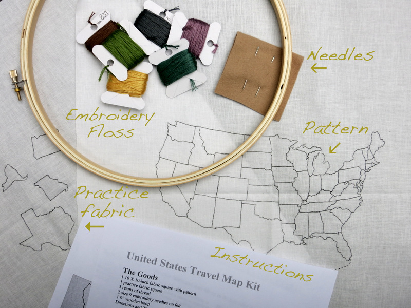 Travel Map Kit