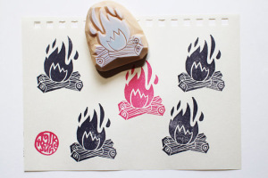 Campfire Stamp