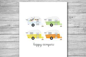 Happy Camper Wall Art