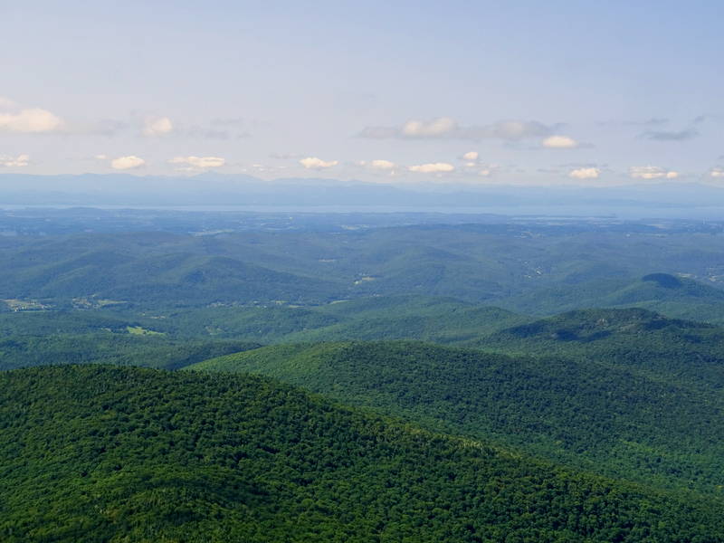 At the top of Camel's Hump