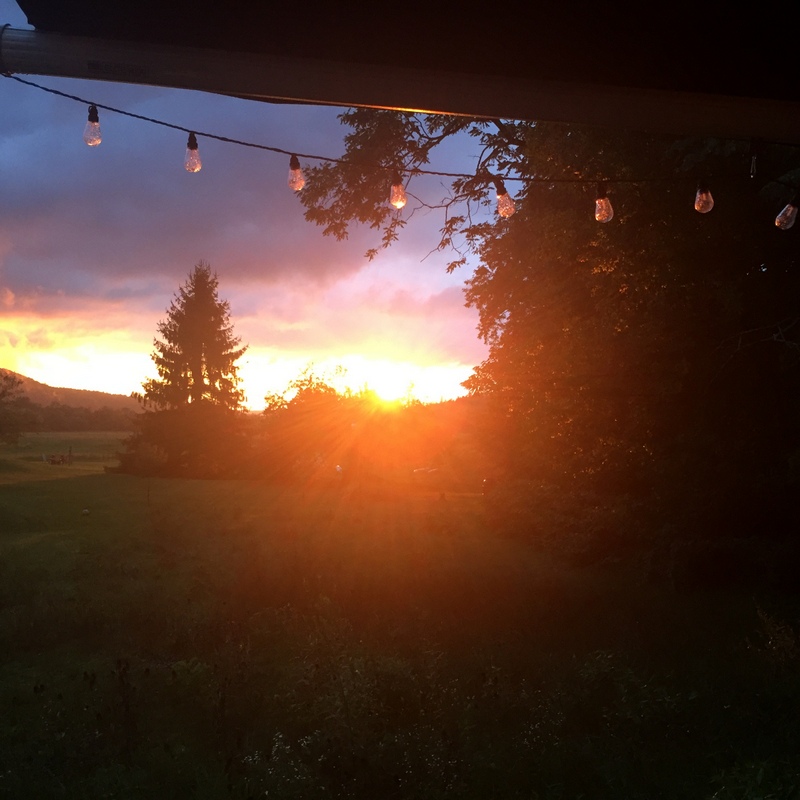 Sunset in Vermont