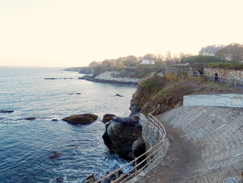 Cliff Walk in Newport, RI