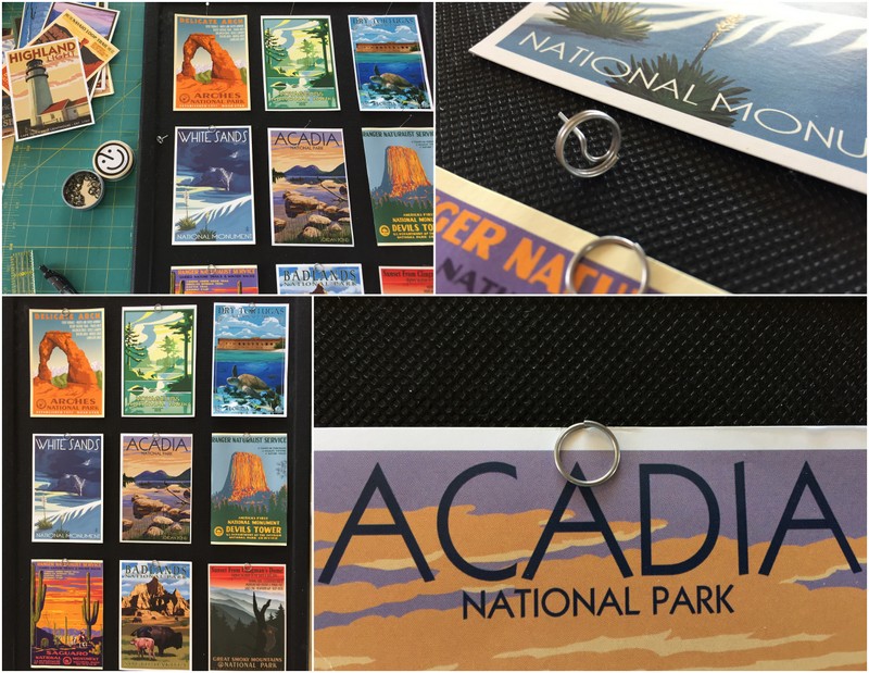 National Park Postcard Display