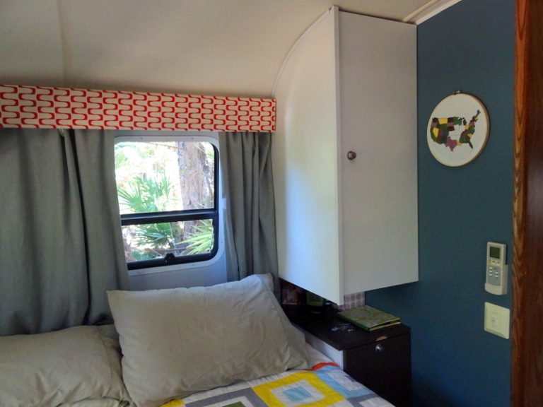 Airstream bedroom