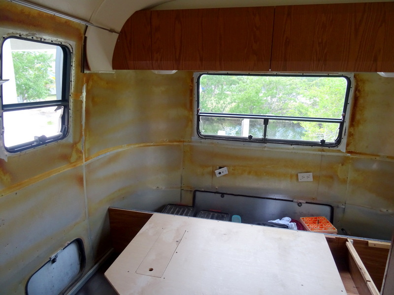 Replacing Airstream mouse fur walls