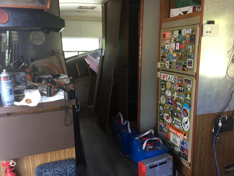 Replacing Airstream mouse fur walls