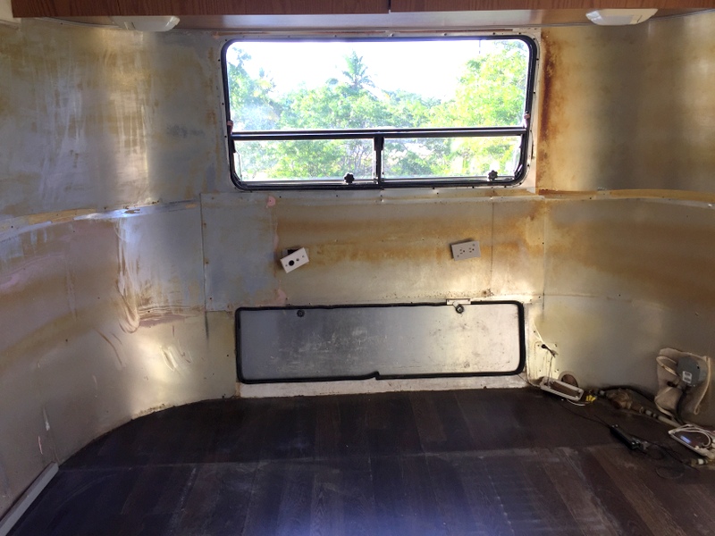 Replacing Airstream mouse fur walls