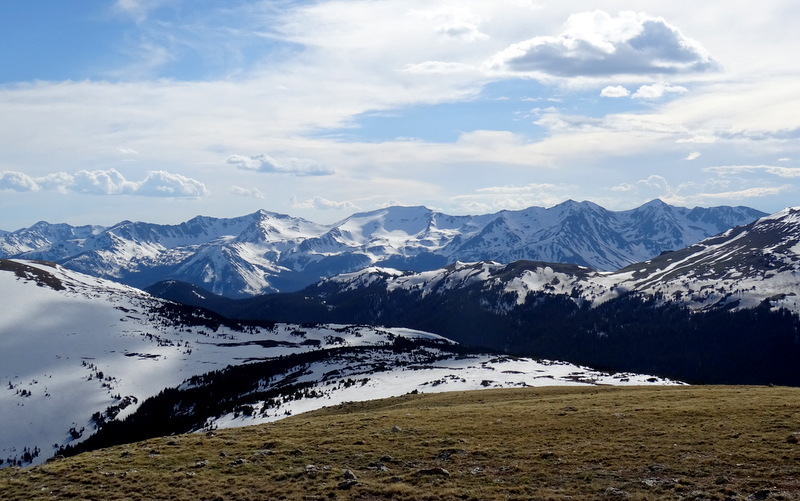 Never Summer Mountains in the Rocky Mountain National Park