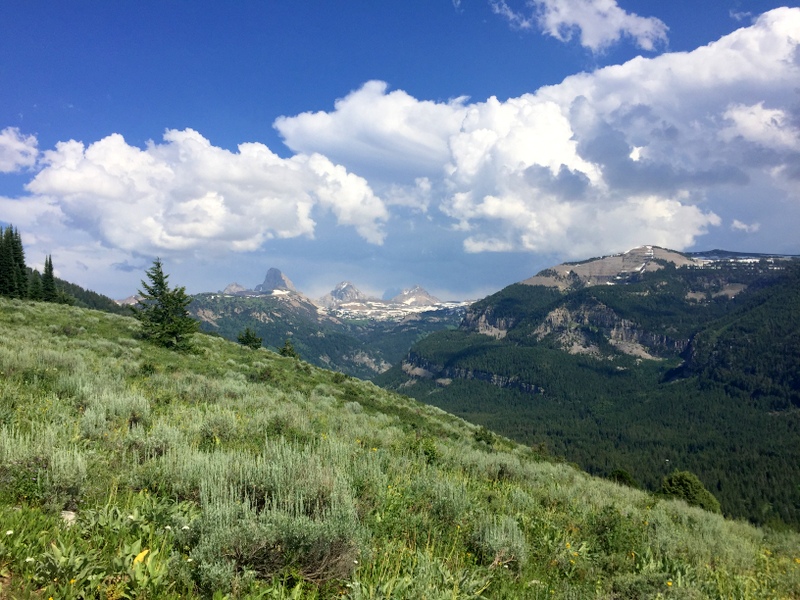 Teton Mountains from the west side