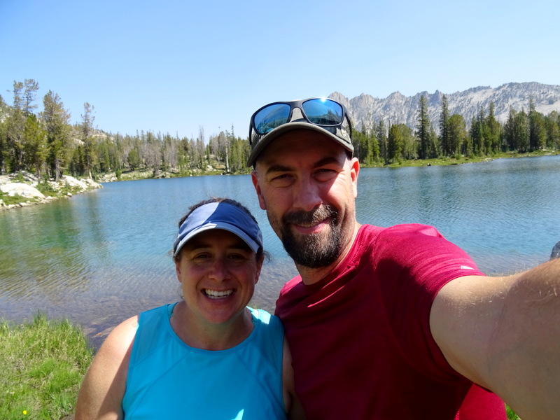 Us at Twin Lakes in Stanley, Idaho