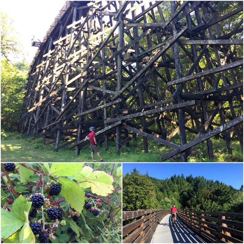 Wooden Train Trestle