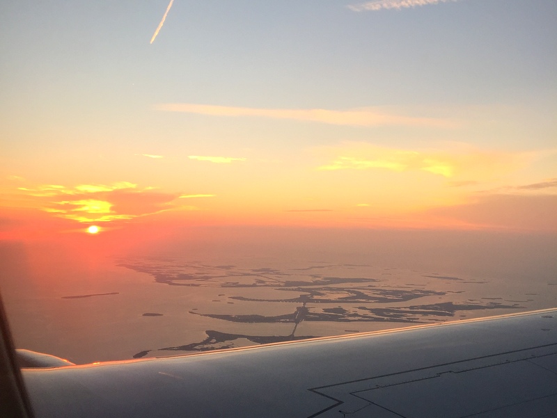 Flying into Key West