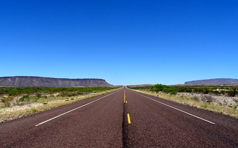 Driving south on 118 in Texas