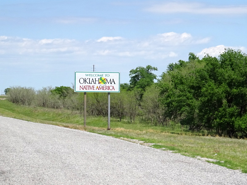 Oklahoma Welcome Sign