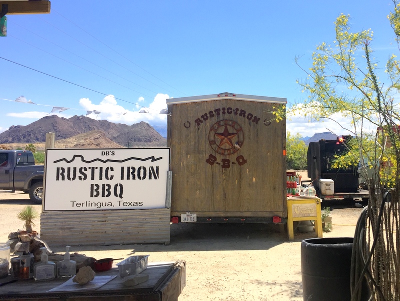 DB's Rustic Iron BBQ in Terlingua, TX