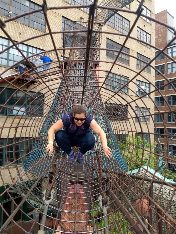 Climbing Around the City Museum in St. Louis